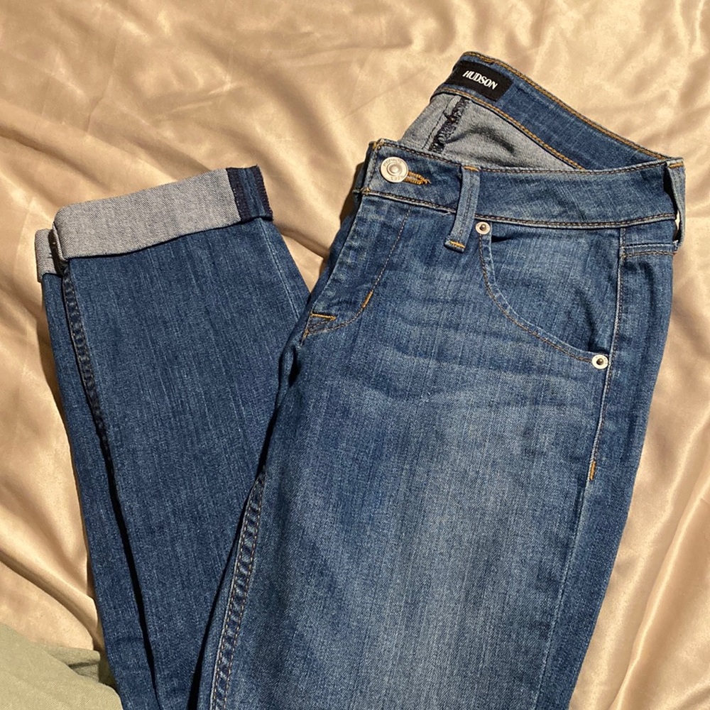 Hudson jeans! Bacara crop straight cuffed